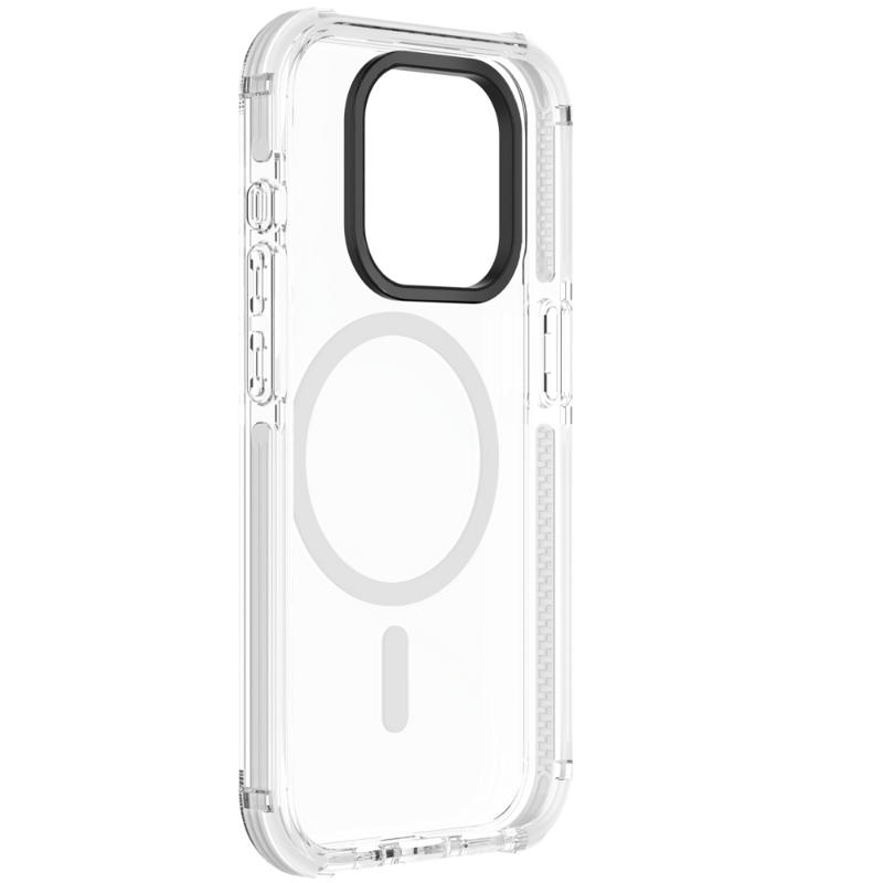 Cubenest Hülle für iPhone 15 Pro MagPro Strong Guard Weiß