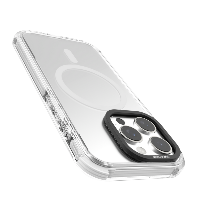 Cubenest Hülle für iPhone 15 Pro MagPro Strong Guard Weiß