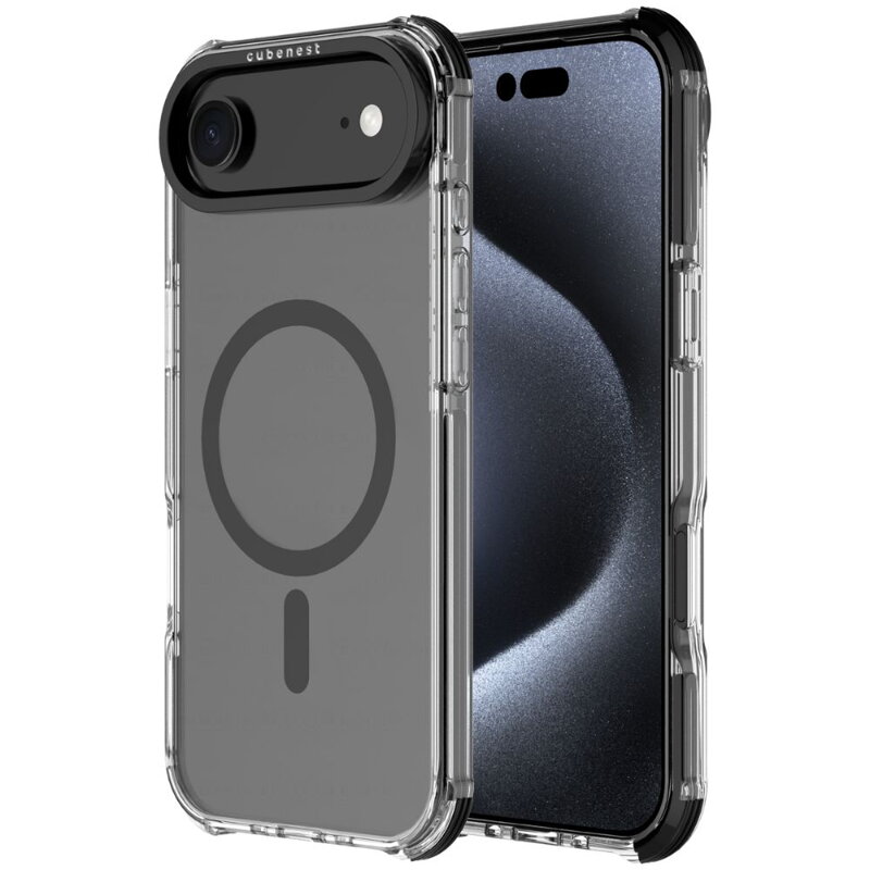 Cubenest Hülle für iPhone 17 Air MagPro Strong Guard schwarz