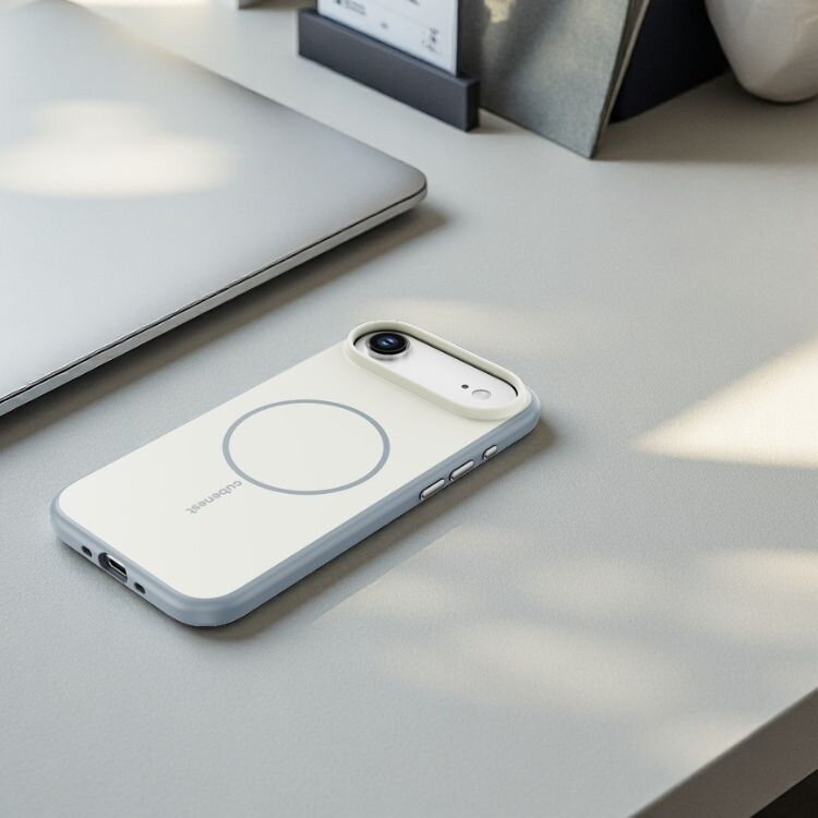 Cubenest Hülle für iPhone 17 Air MagSafe-kompatibel Beige Matt