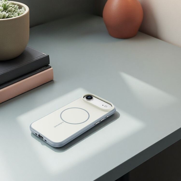 Cubenest Hülle für iPhone 17 Air MagSafe-kompatibel Beige Matt
