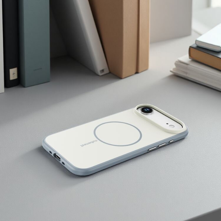 Cubenest Hülle für iPhone 17 Air MagSafe-kompatibel Beige Matt