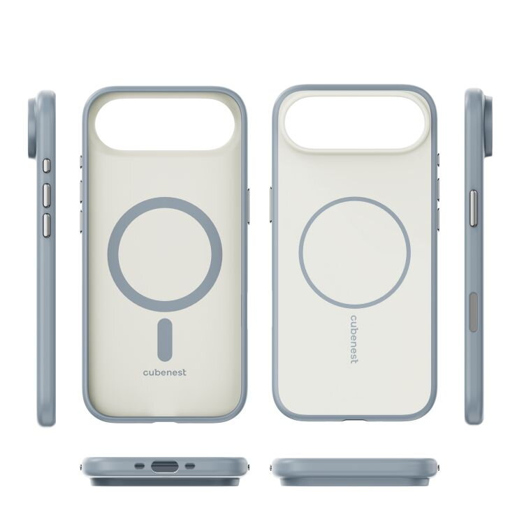 Cubenest Hülle für iPhone 17 Air MagSafe-kompatibel Beige Matt