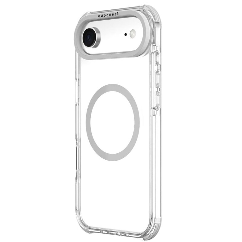 Cubenest Hülle für iPhone 17 Air MagPro Strong Guard weiß