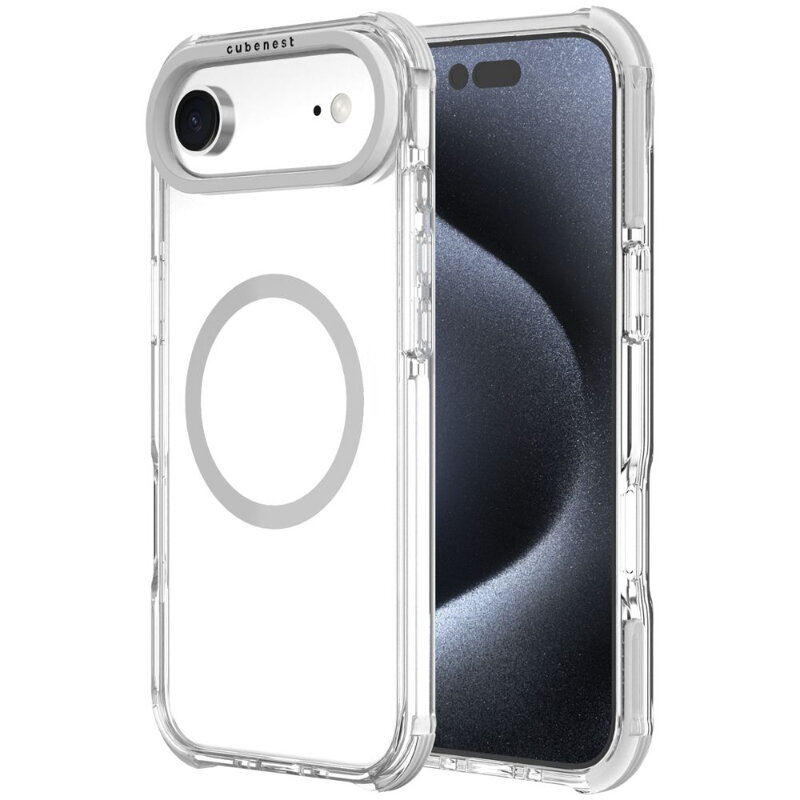 Cubenest Hülle für iPhone 17 Air MagPro Strong Guard weiß