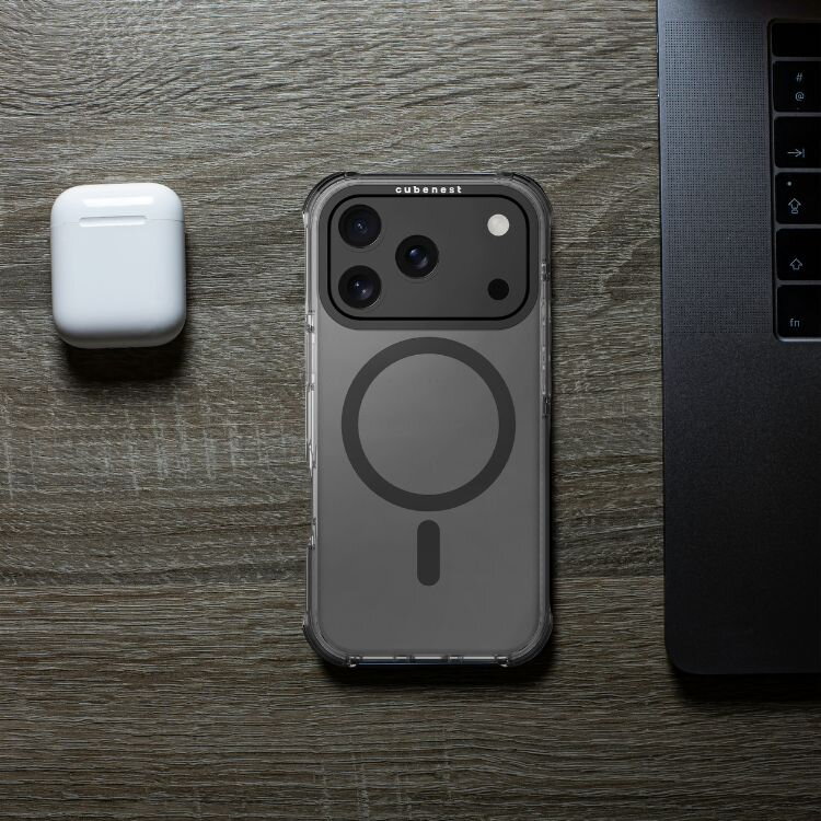 Cubenest Hülle für iPhone 17 Pro MagPro Strong Guard schwarz
