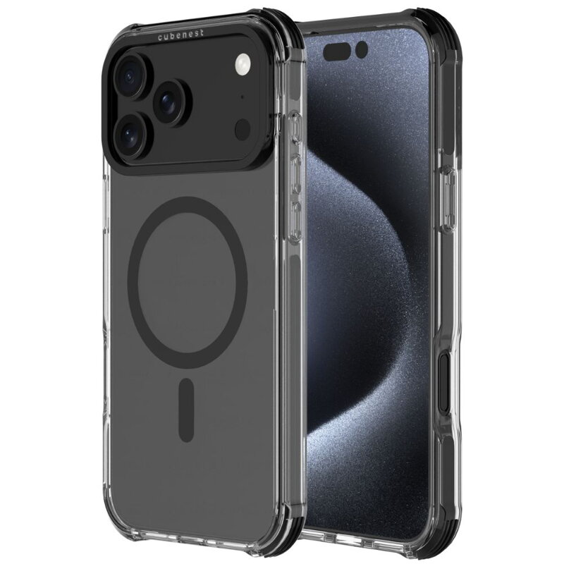 Cubenest Hülle für iPhone 17 Pro Max MagPro Strong Guard schwarz