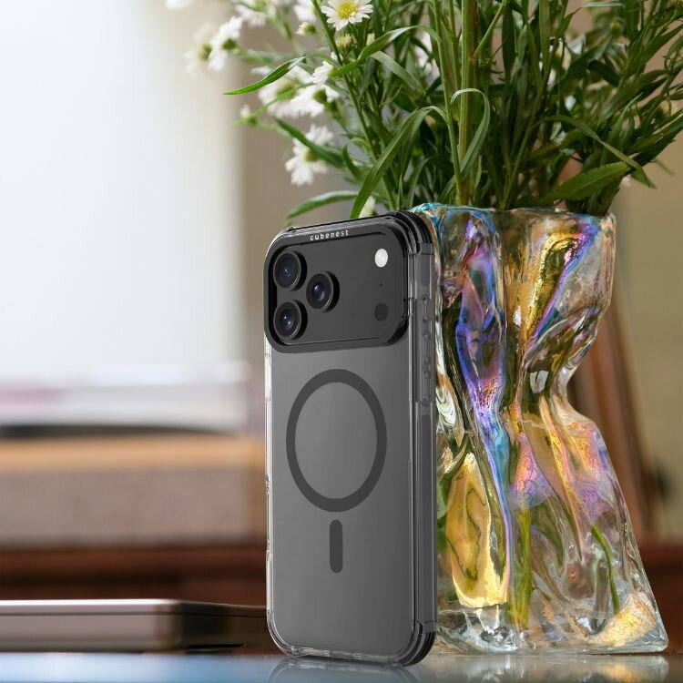 Cubenest Hülle für iPhone 17 Pro Max MagPro Strong Guard schwarz