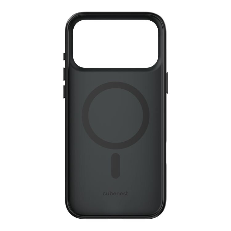Cubenest Hülle für iPhone 17 Pro Max MagSafe-kompatibel Schwarz Matt