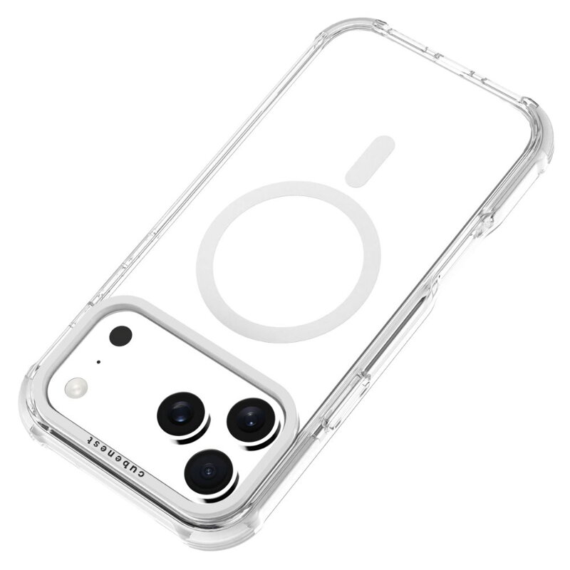 Cubenest Hülle für iPhone 17 Pro Max MagPro Strong Guard weiß