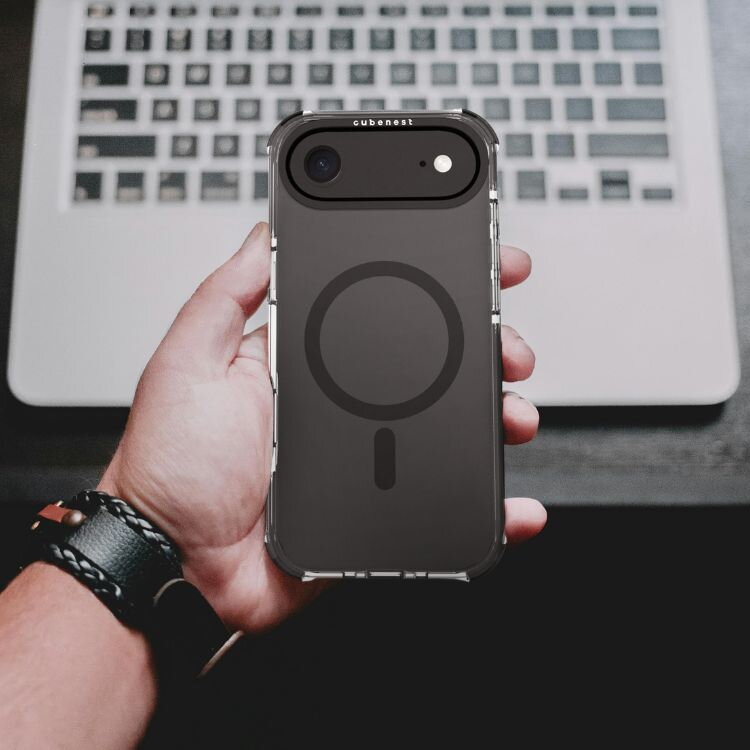 Cubenest Hülle für iPhone 17 Air MagPro Strong Guard schwarz