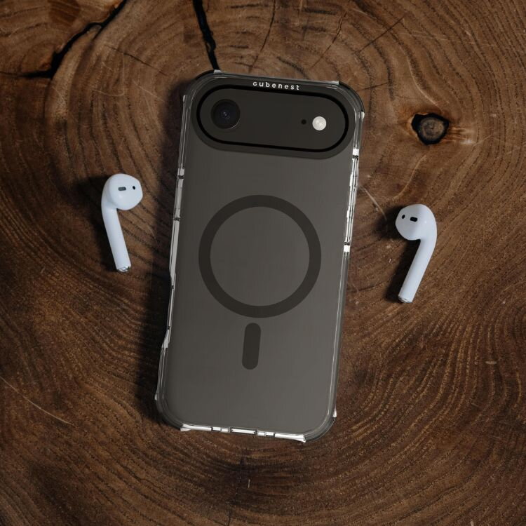 Cubenest Hülle für iPhone 17 Air MagPro Strong Guard schwarz