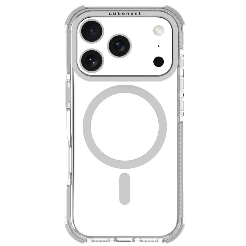 Cubenest Hülle für iPhone 17 Pro MagPro Strong Guard weiß