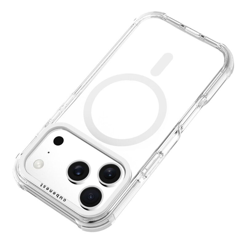 Cubenest Hülle für iPhone 17 Pro MagPro Strong Guard weiß