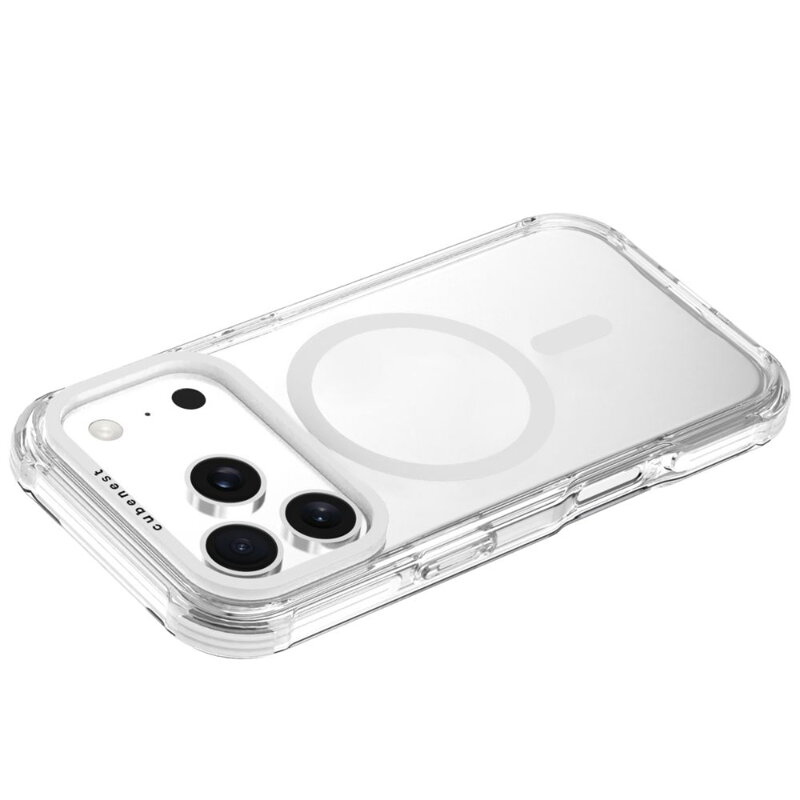 Cubenest Hülle für iPhone 17 Pro MagPro Strong Guard weiß