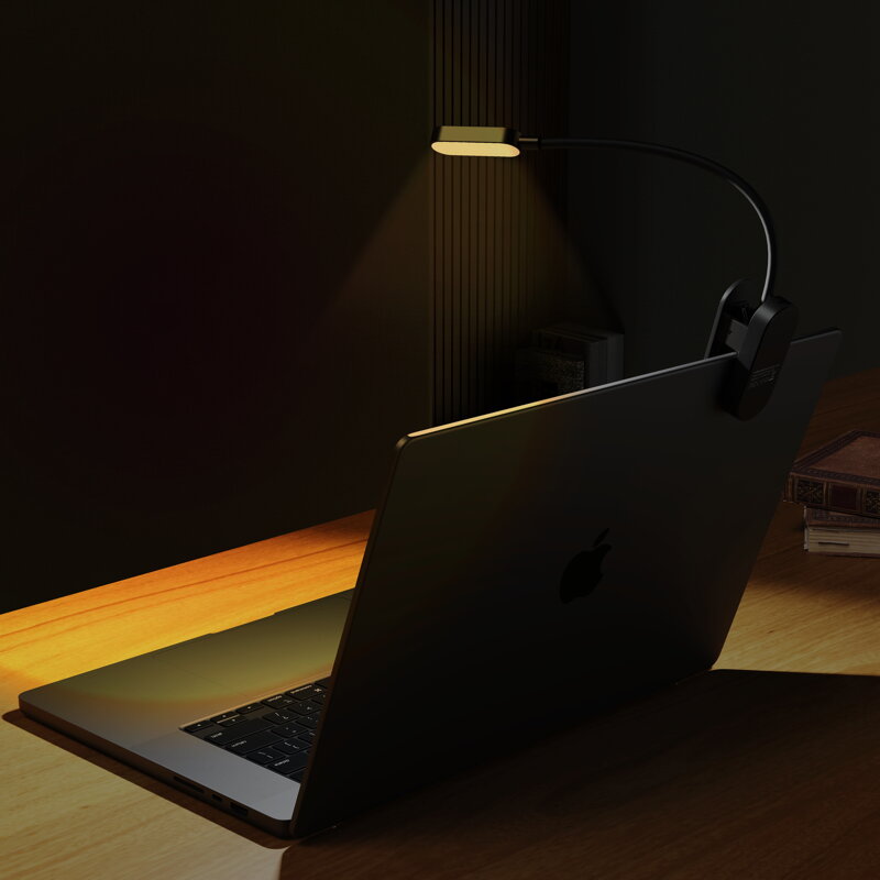 Cubenest LED-Lampe mit Clip LTW02 Schwarz