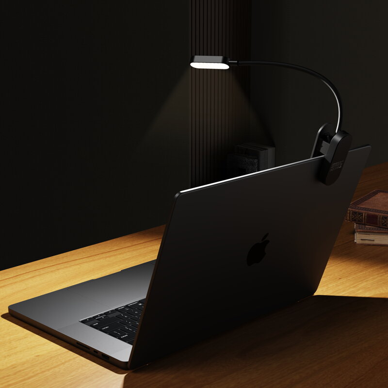 Cubenest LED-Lampe mit Clip LTW02 Schwarz