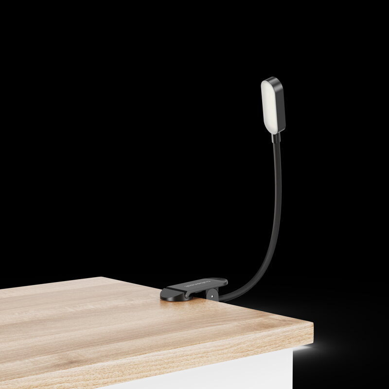 Cubenest LED-Lampe mit Clip LTW02 Schwarz