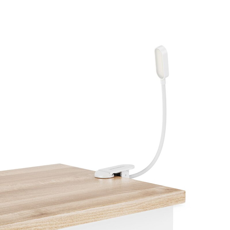 Cubenest LED-Lampe mit Clip LTW02 Weiß