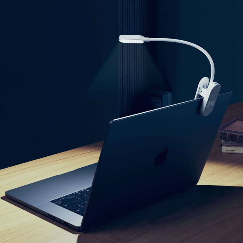 Cubenest LED-Lampe mit Clip LTW02 Weiß