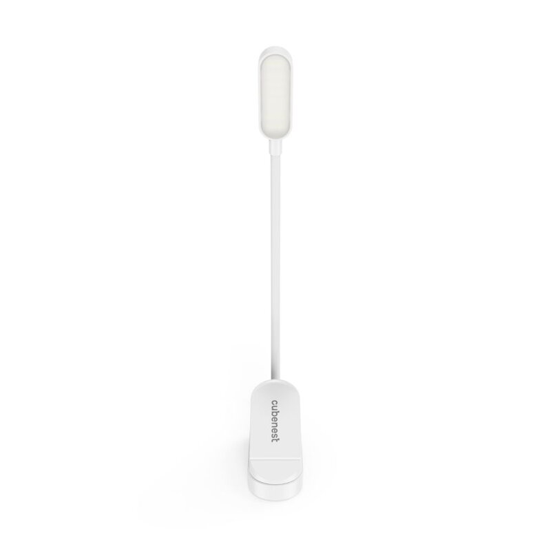 Cubenest LED-Lampe mit Clip LTW02 Weiß