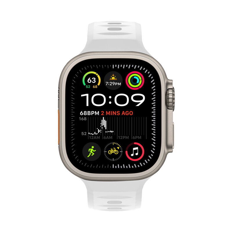 Apple Watch Premium Sport Armband Weiß