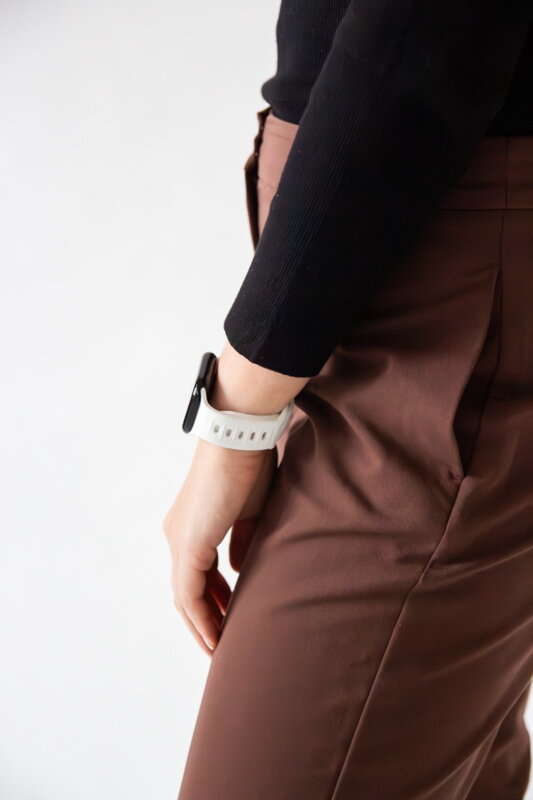 Apple Watch Premium Sport Armband Weiß