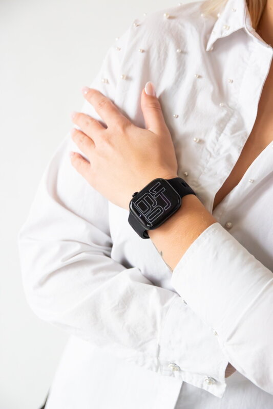 Apple Watch Premium Sport Armband Schwarz