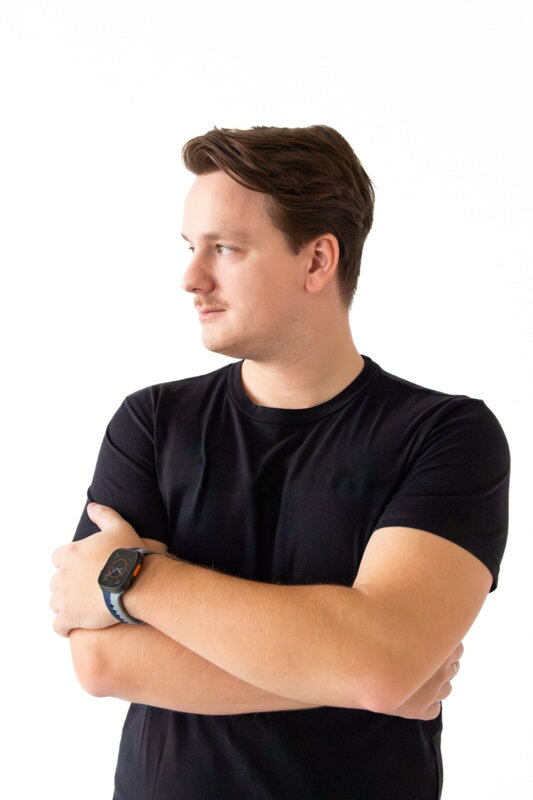 Apple Watch Premium Sport Armband Grau/Blau