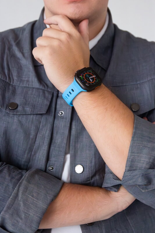 Apple Watch Premium Sport Armband Blau