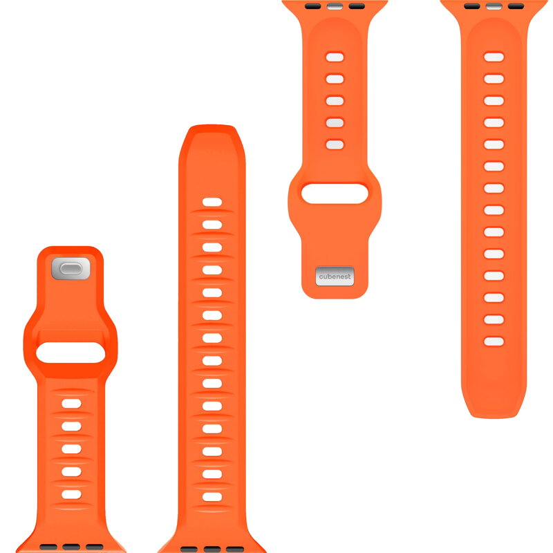 Apple Watch Premium Sport Armband Orange