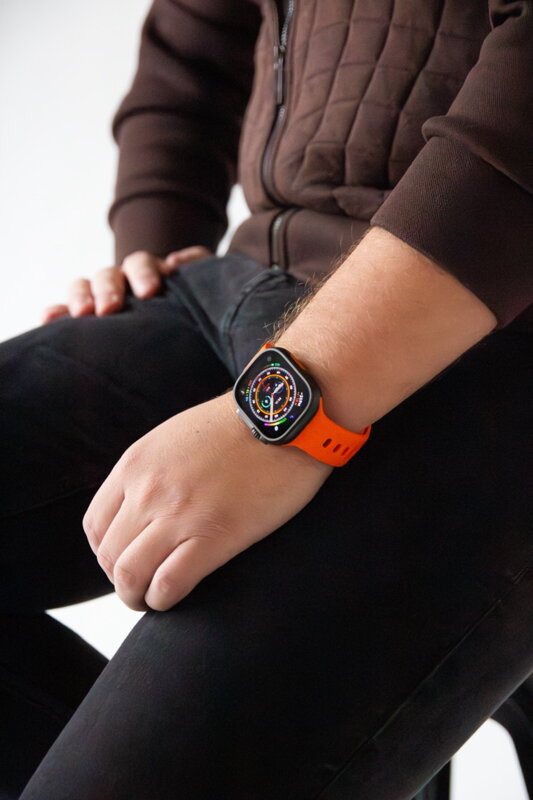Apple Watch Premium Sport Armband Orange
