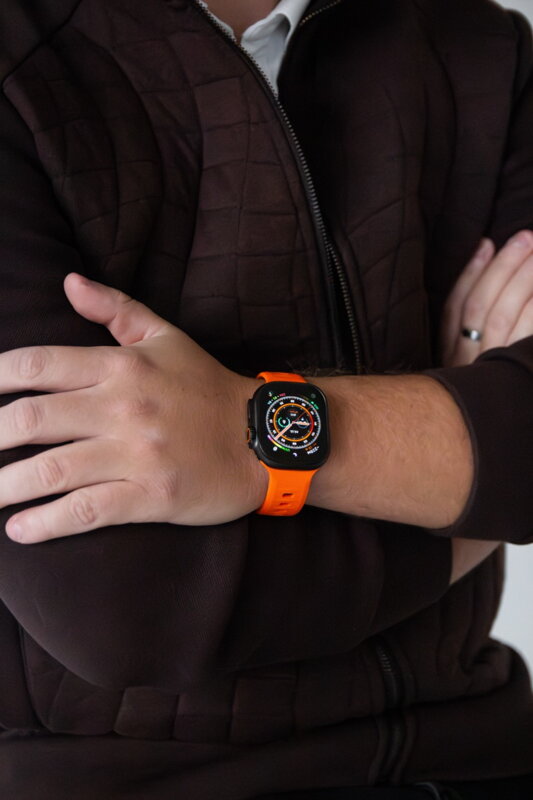 Apple Watch Premium Sport Armband Orange
