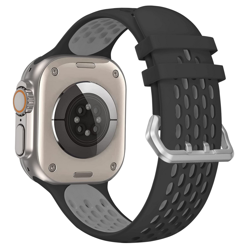 Apple Watch Sport Armband Schwarz/Grau