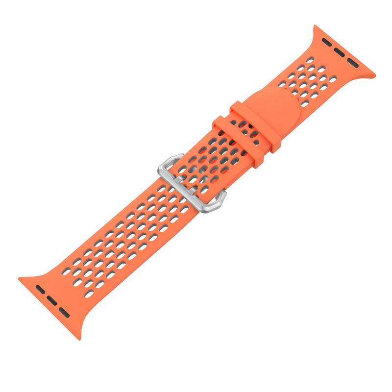 Apple Watch Sport Armband Orange/Grau