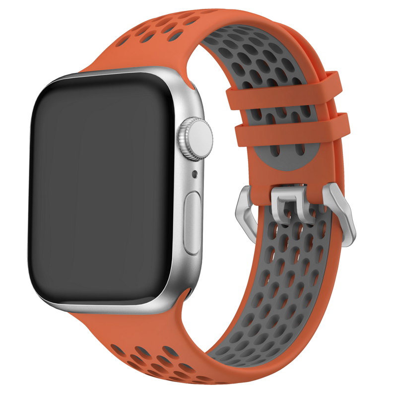 Apple Watch Sport Armband Orange/Grau