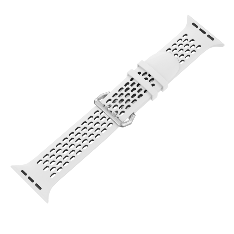 Apple Watch Sport Armband Weiß/Schwarz
