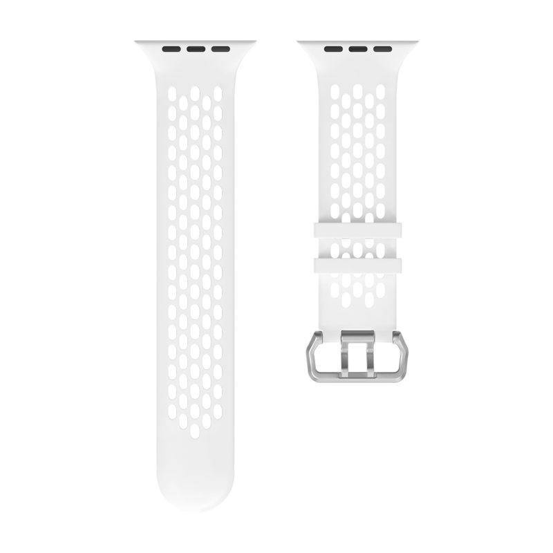 Apple Watch Sport Armband Weiß/Schwarz