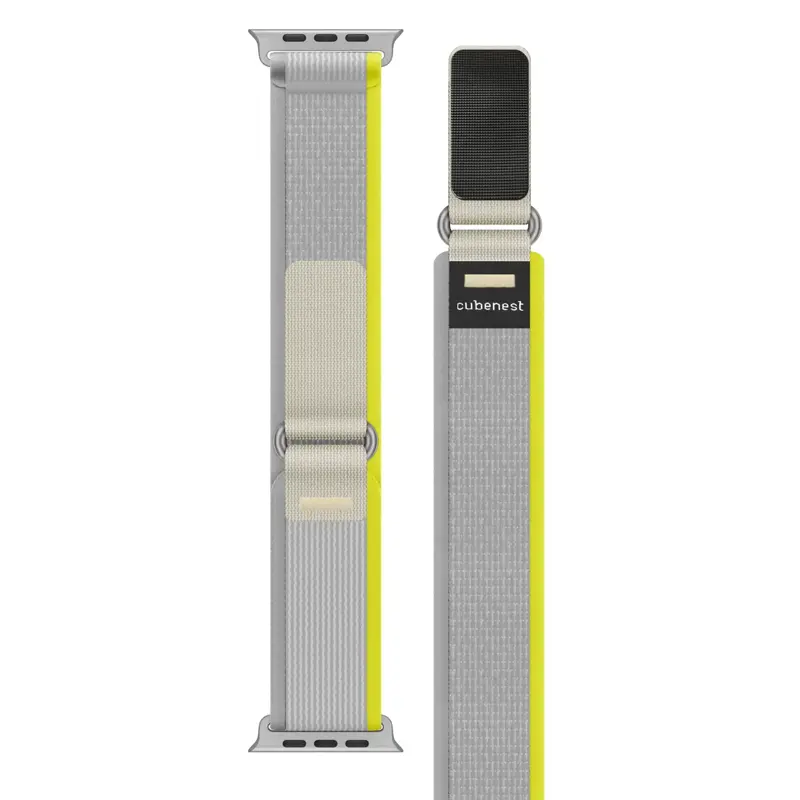 Apple Watch Armband Trail Loop Gelb/Grau