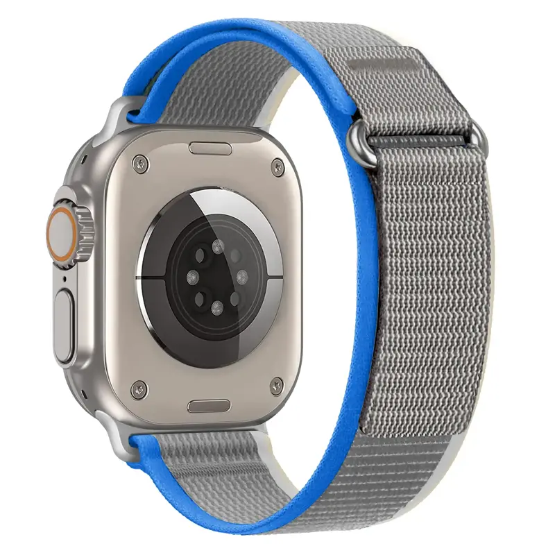 Apple Watch Armband Trail Loop Grau/Blau