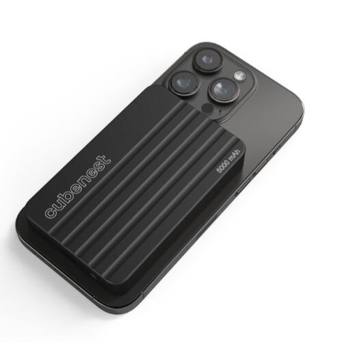 Cubenest Magnetische Kabellose Powerbank 5000 mAh S1B1 Schwarz
