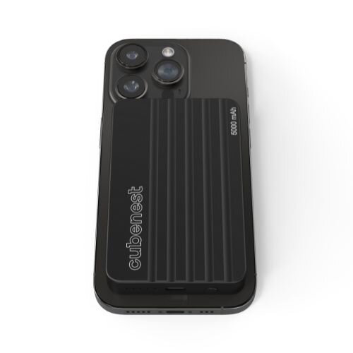 Cubenest Magnetische Kabellose Powerbank 5000 mAh S1B1 Schwarz