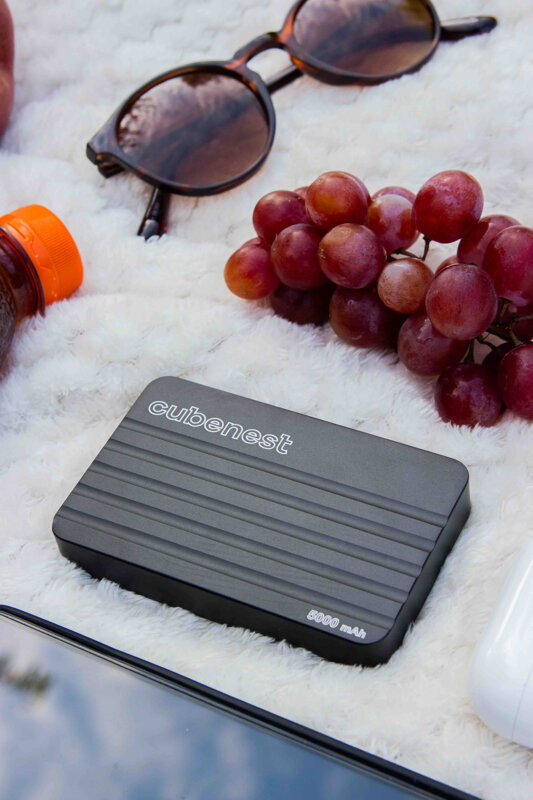 Cubenest Magnetische Kabellose Powerbank 5000 mAh S1B1 Grau