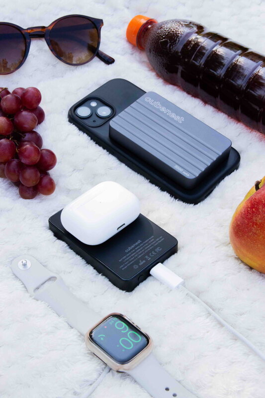 Cubenest Magnetische Kabellose Powerbank 5000 mAh S1B1 Grau