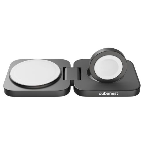 Cubenest 2in1 Faltbares Magnetisches Kabelloses Ladegerät S211