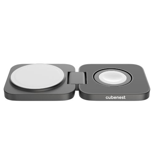 Cubenest 2in1 Faltbares Magnetisches Kabelloses Ladegerät S211