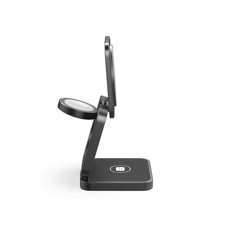 Cubenest 3in1 Faltbares Magnetisches Kabelloses Ladegerät S312 Pro Schwarz