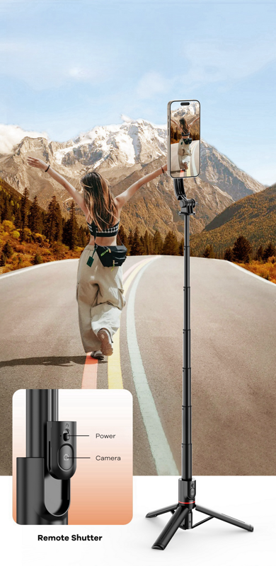 Cubenest Selfie Stick und Tripod Kompatibel mit MagSafe SLS01