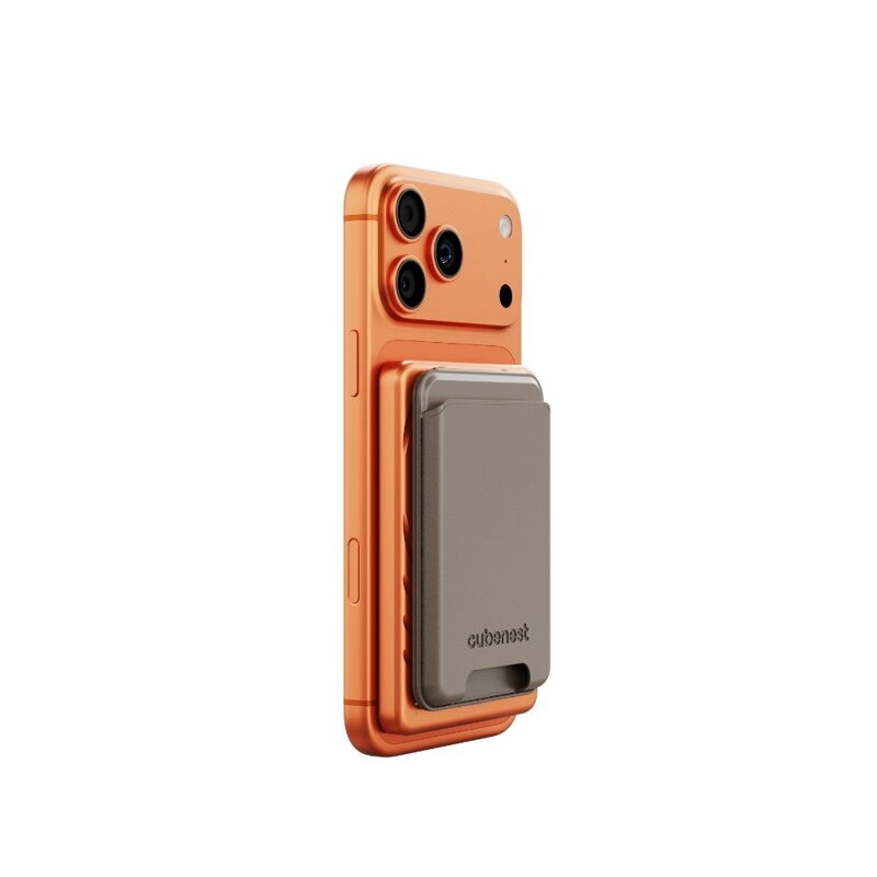 Cubenest Qi2 Magnetische Kabellose Powerbank SlimDual 5000 mAh SQ1B3D Orange