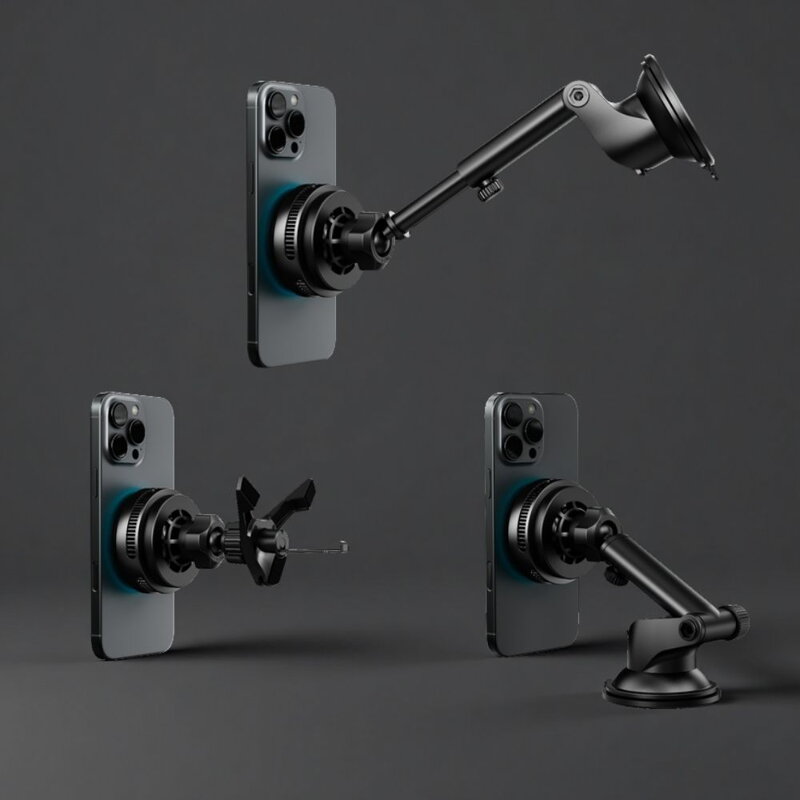 Cubenest Qi2.2 Kühlendes Magnetisches Kabelloses Autohalterung mit Ladefunktion SQ1C2